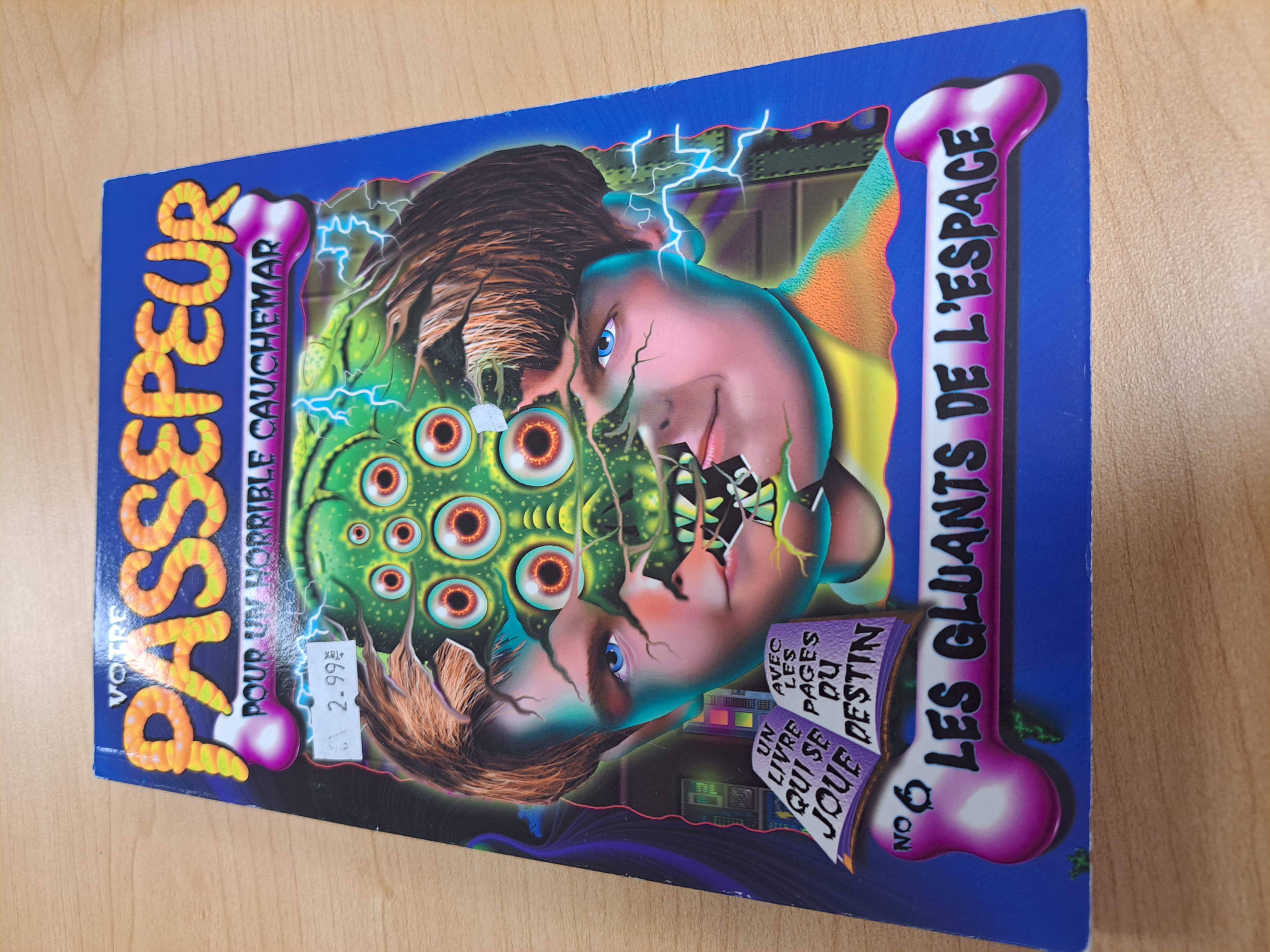 Votre passepeur no6 Les gluants de l'espace Richard Petit livre usagé